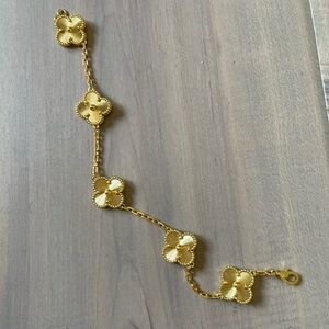 Gold Plated Van Cleef Bracelet